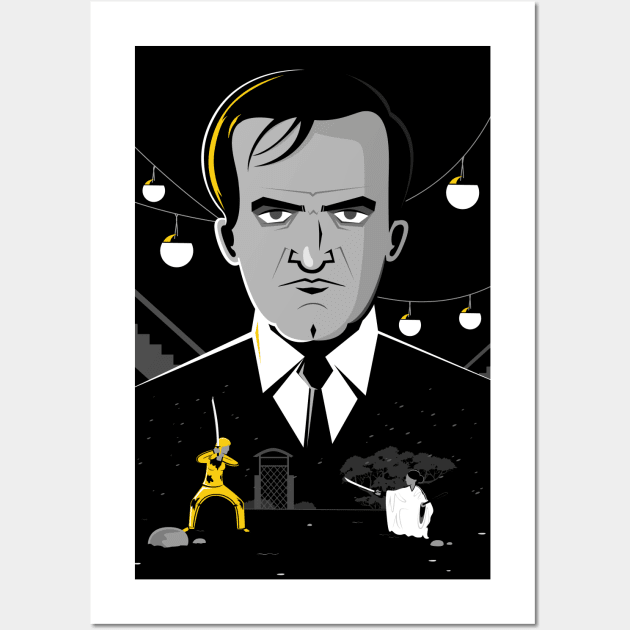 Quentin Tarantino Creator Wall Art by rafaelkoff